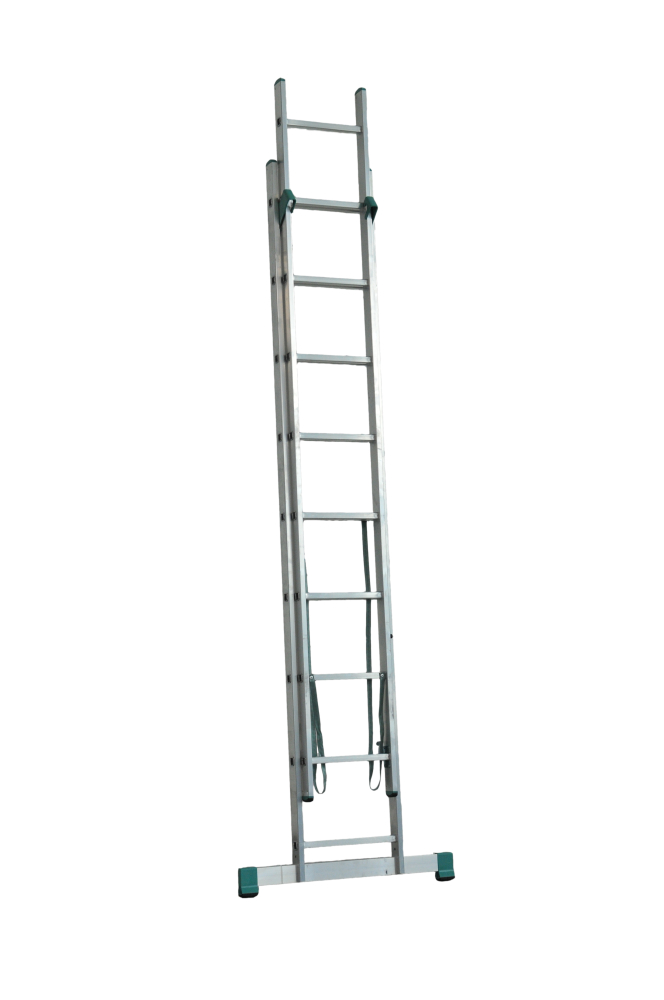 Hliníkový rebrík dvojdielny univerzálny 7709 s úpravou na schody PROFI