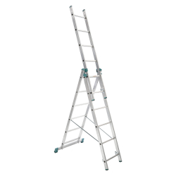 Hliníkový rebrík trojdielny univerzálny 7606 PROFI