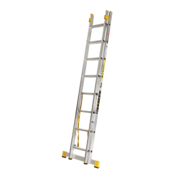 Hliníkový rebrík dvojdielny univerzálny 8508 PROFI PLUS