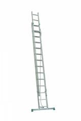 Hliníkový dvojdielny výsuvný rebrík s lanom 7314 PROFI